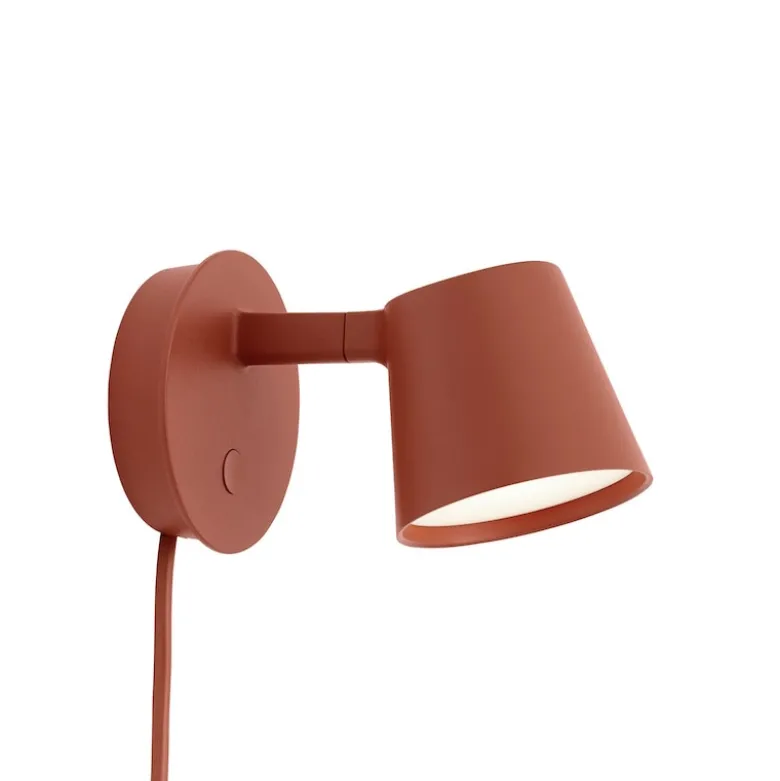 Tip vägglampa kopparbrun