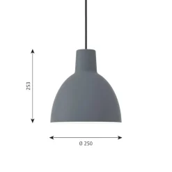 Toldbod 250 Taklampa blue grey