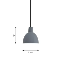 Toldbod 120 Taklampa blue grey