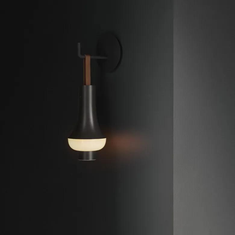 Tomoshi Portable bordslampa dark brown