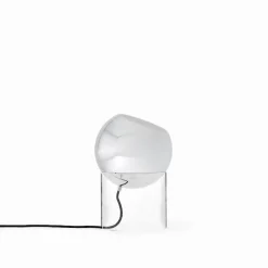 Topan VP13 bordslampa clear acrylic/chrome-plated