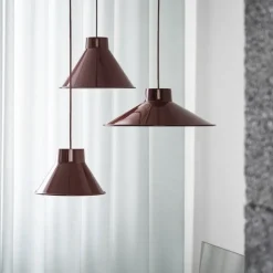Top Ø28 taklampa djup röd