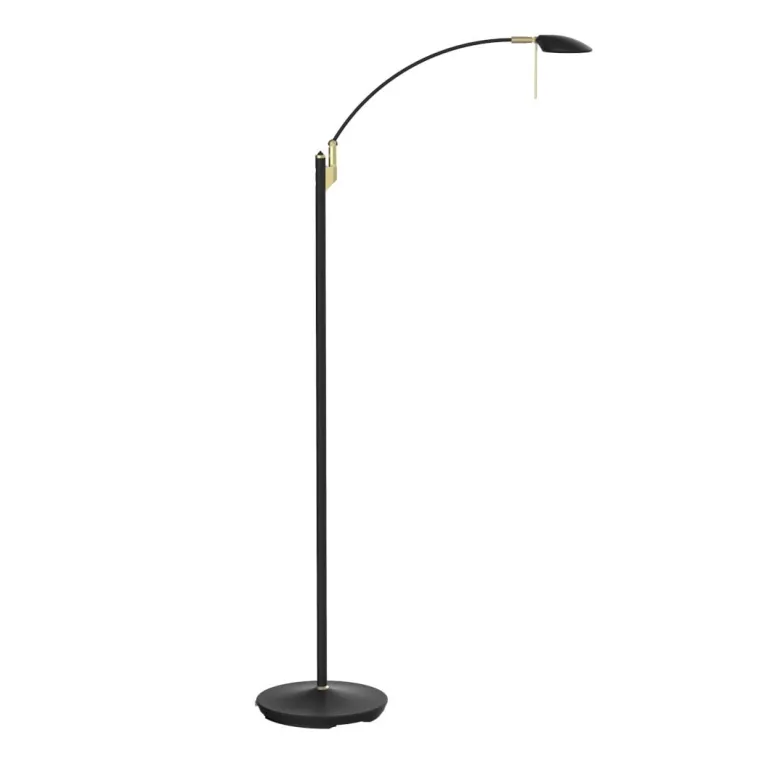 Toreno golvlampa svart/mässing