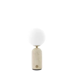 Torrano Portabel bordslampa Torrano Beige travertin