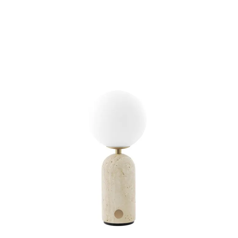 Torrano Portabel bordslampa Torrano Beige travertin