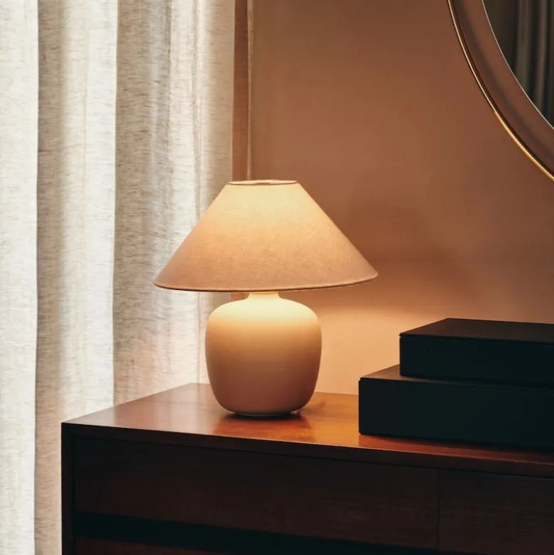 Torso Ø37 bordslampa off white