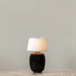 Torso portable bordslampa svart