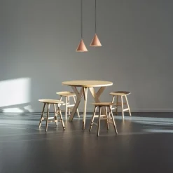 Tratten liten taklampa rå koppar