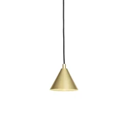 Tratten liten taklampa rå mässing