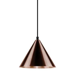 Tratt IP44 taklampa oxiderad koppar