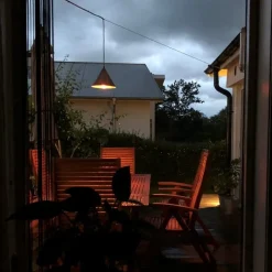Tratt IP44 taklampa råkoppar