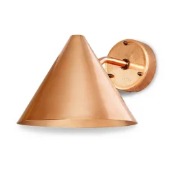 Tratt IP23 vägglampa råkoppar