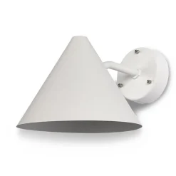 Tratt IP23 vägglampa vit