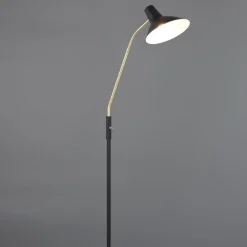 Traveller golvlampa svart/mässing