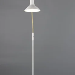 Traveller golvlampa varm grå/mässing