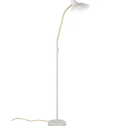 Traveller golvlampa varm grå/mässing