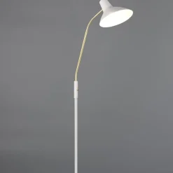 Traveller golvlampa varm grå/mässing