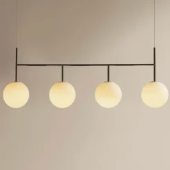 TR Bulb frame taklampa polerat stål/matt vit