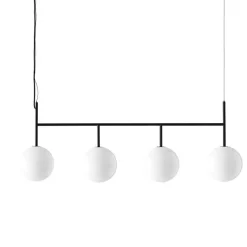 TR Bulb frame taklampa svart/matt vit