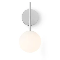 TR Bulb Suspended vägglampa polerat stål/matt vit