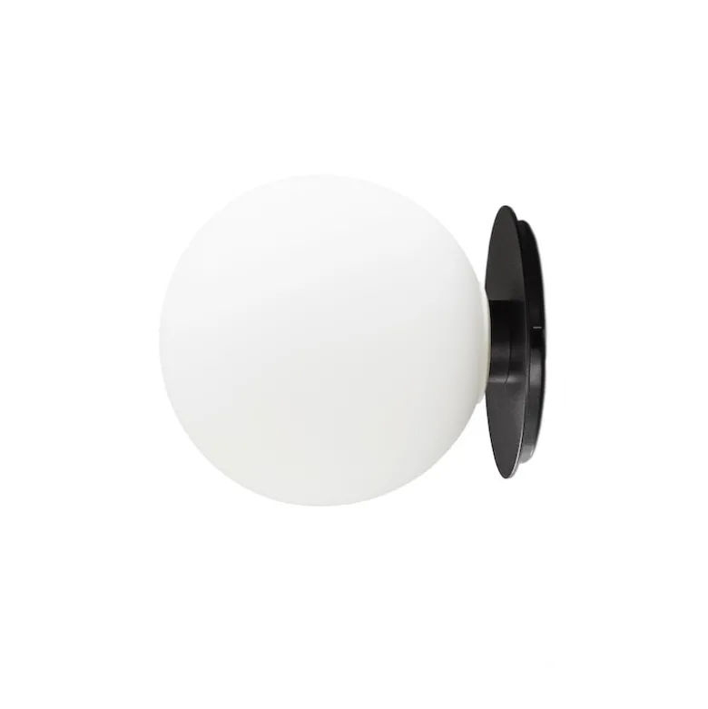 TR Bulb vägg/taklampa svart/matt vit