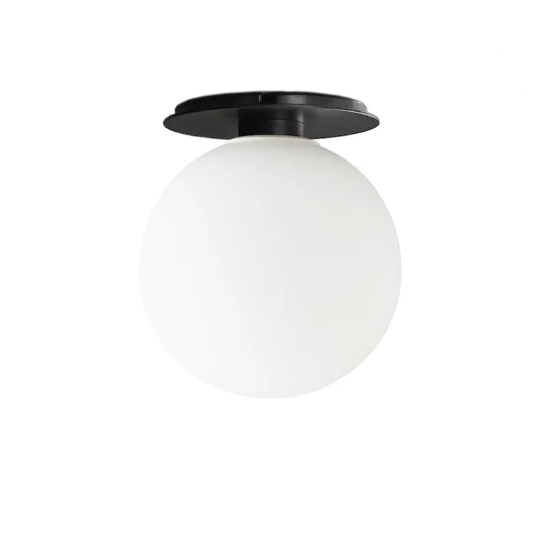 TR Bulb vägg/taklampa svart/matt vit