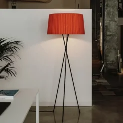 Tripode G5 golvlampa red-amber