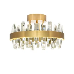 Triumph Ø50cm plafond mässing/klar