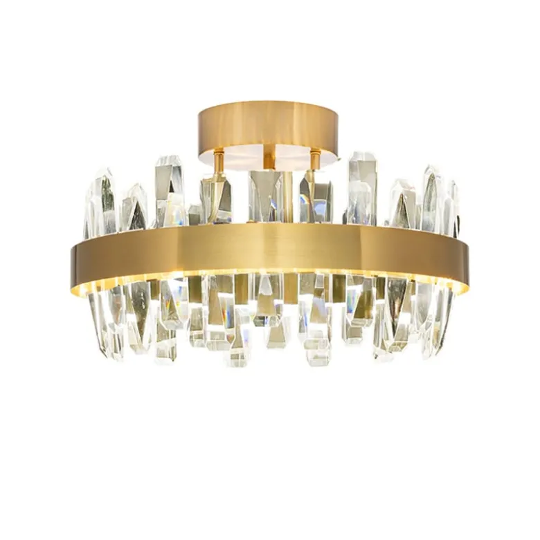 Triumph Ø50cm plafond mässing/klar