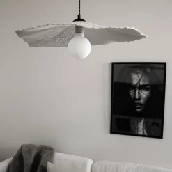 Tropez 60 taklampa natur/svart