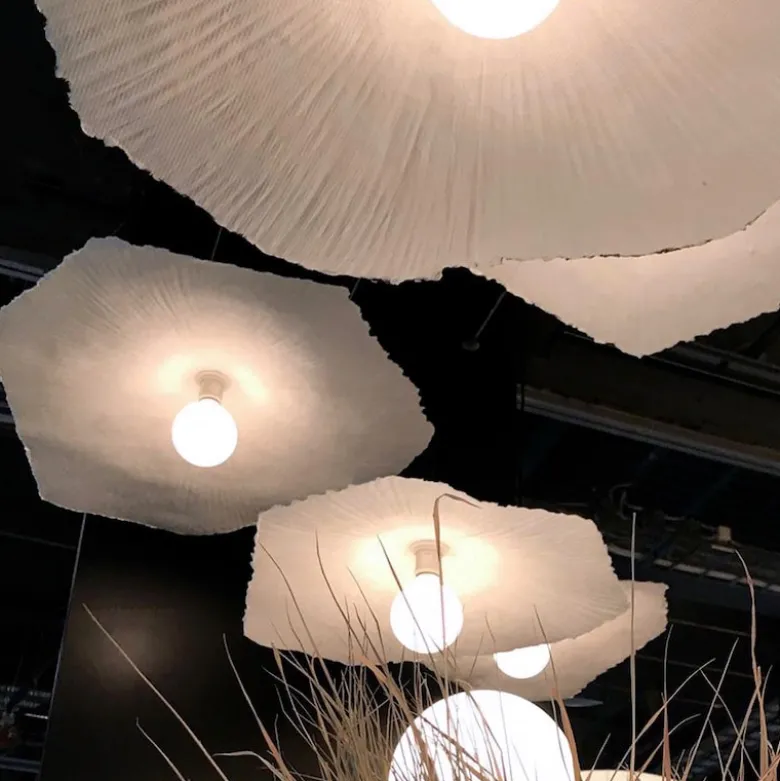 Tropez 82 taklampa natur/svart