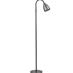 Trotsig golvlampa oxidgrå