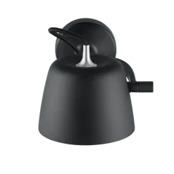 Tub vägglampa svart