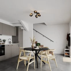 Turno plafond Ø66cm Matt svart