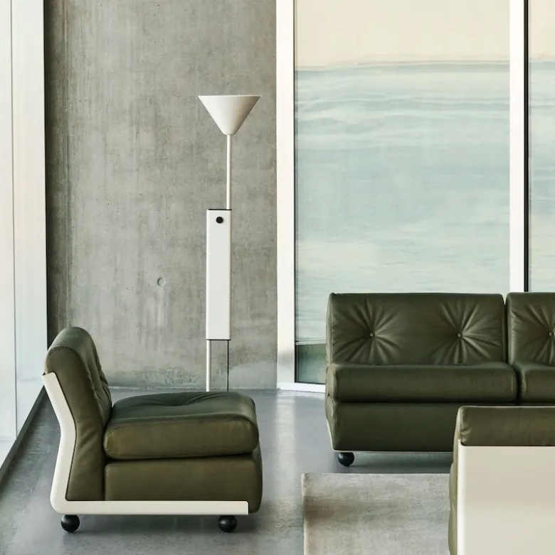 Twist golvlampa cream white