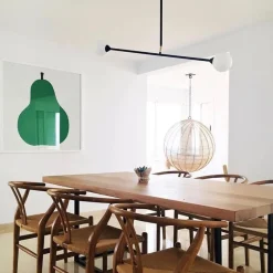 Two Spheres Taklampa svart