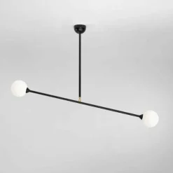 Two Spheres Taklampa svart