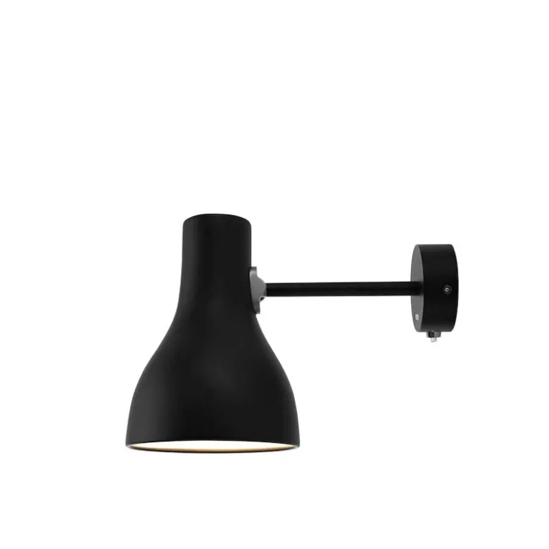 Type 75 vägglampa Jet Black