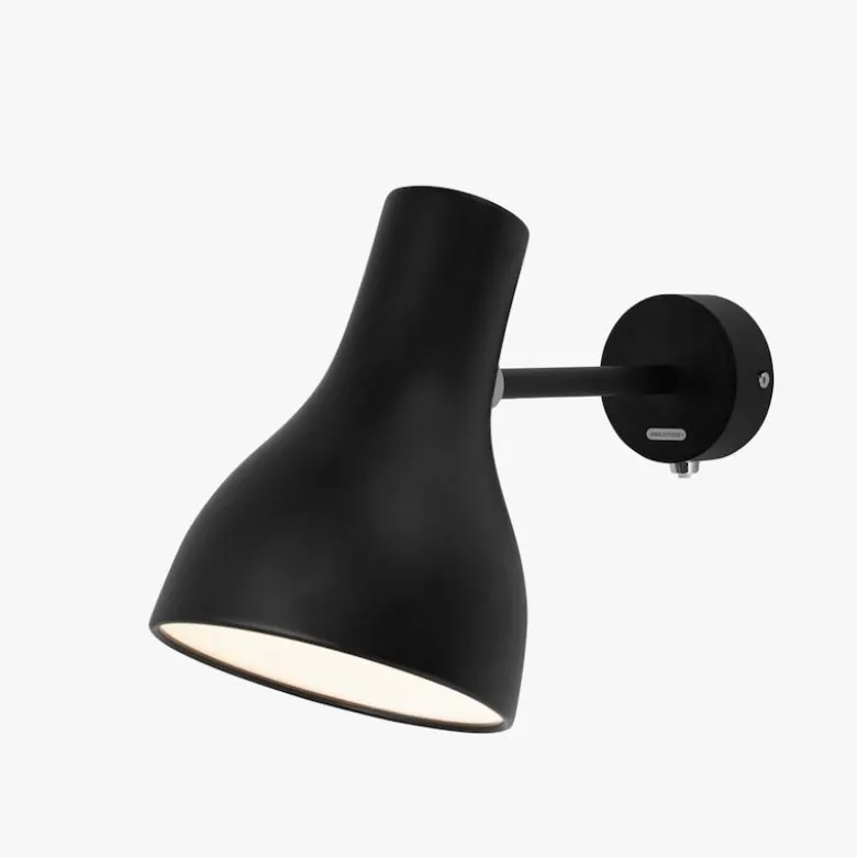 Type 75 vägglampa Jet Black