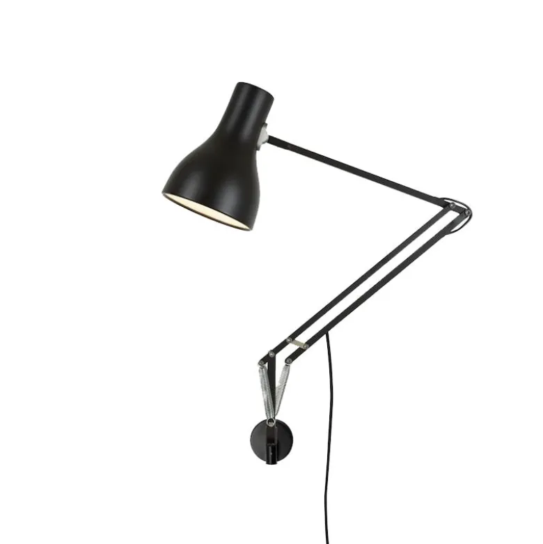 Type 75 vägglampa Jet Black