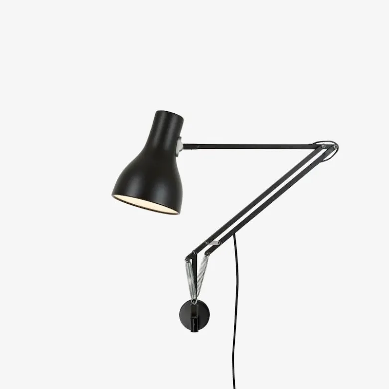 Type 75 vägglampa Jet Black