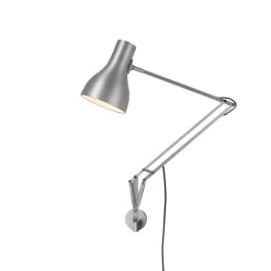 Type 75 vägglampa Silver Lustre