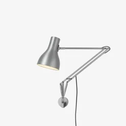 Type 75 vägglampa Silver Lustre