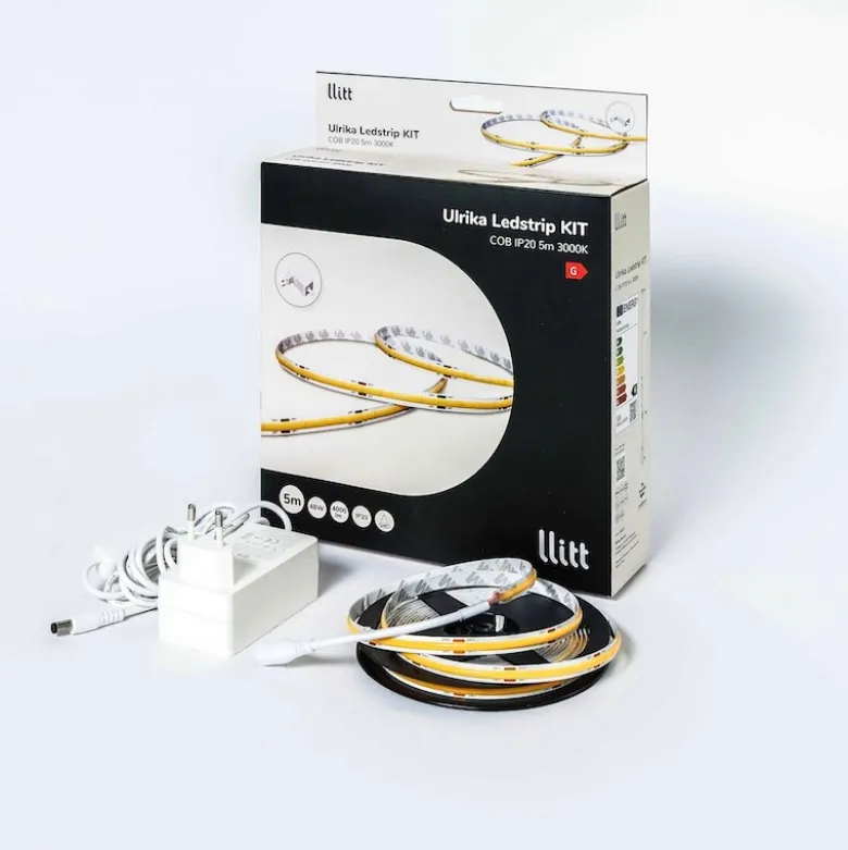 Ulrika Ledstrip KIT COB IP20 5m varmvit