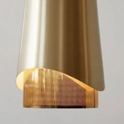 Umanoff taklampa mässing/valnöt