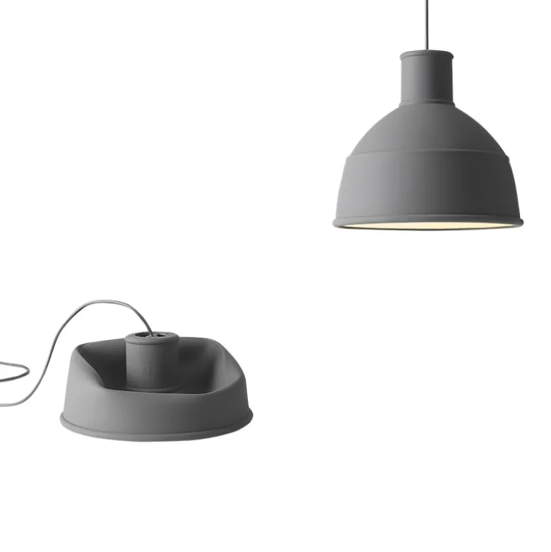 Unfold taklampa mörkgrå