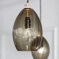 Unika small taklampa grå