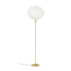 Uno classic golvlampa slipad mässing