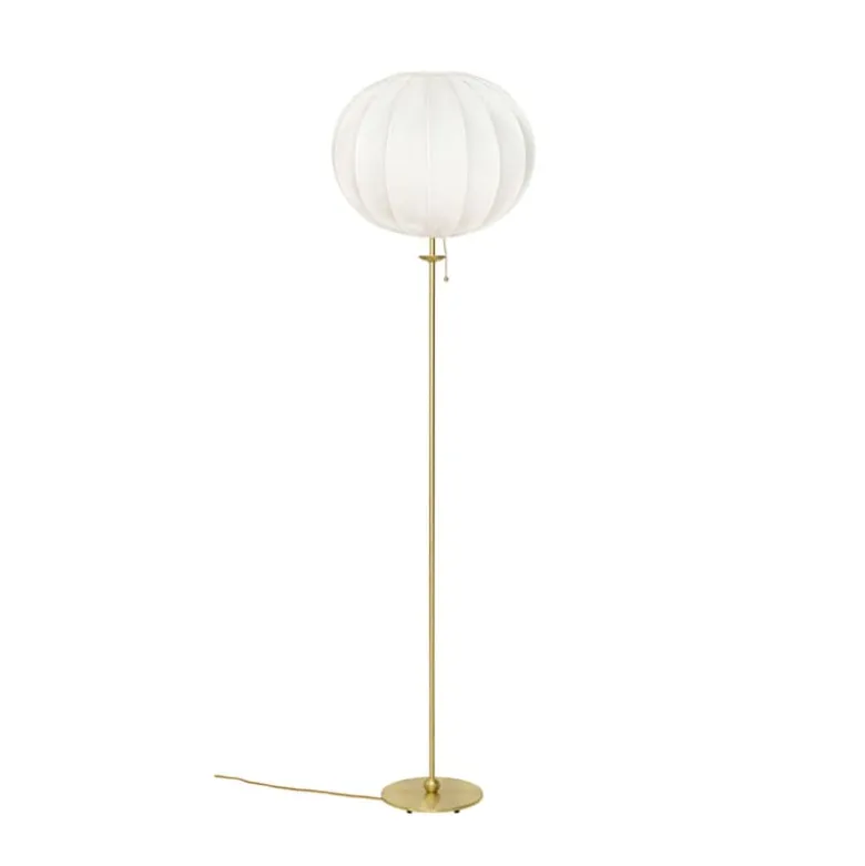 Uno classic golvlampa slipad mässing