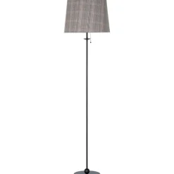 Uno golvlampa svart